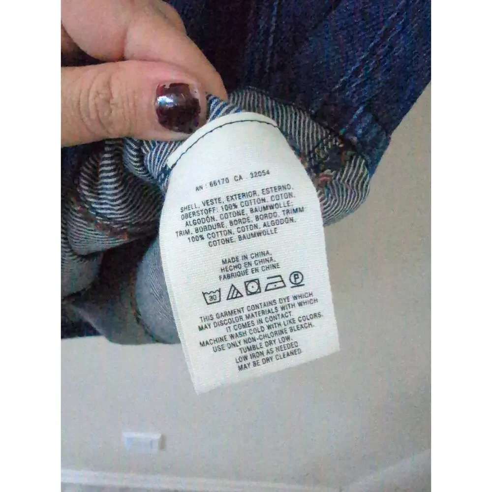 Anthropologie Pilcro and the Letterpress Denim Button Front Skirt size 4